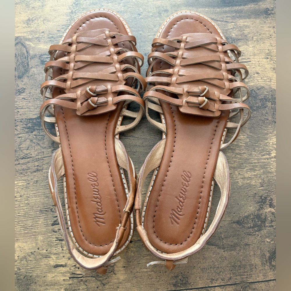 Madewell Tan Strappy Women's Sandals